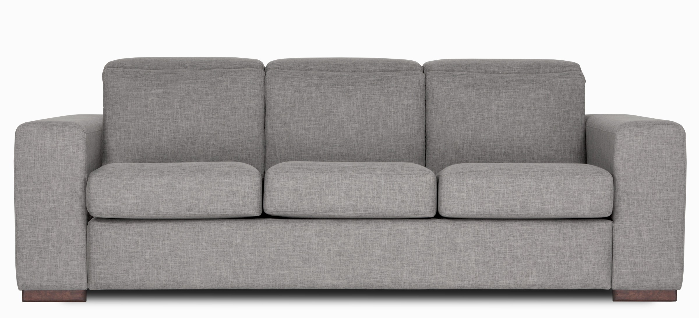 Dario sofa tiffany grey front