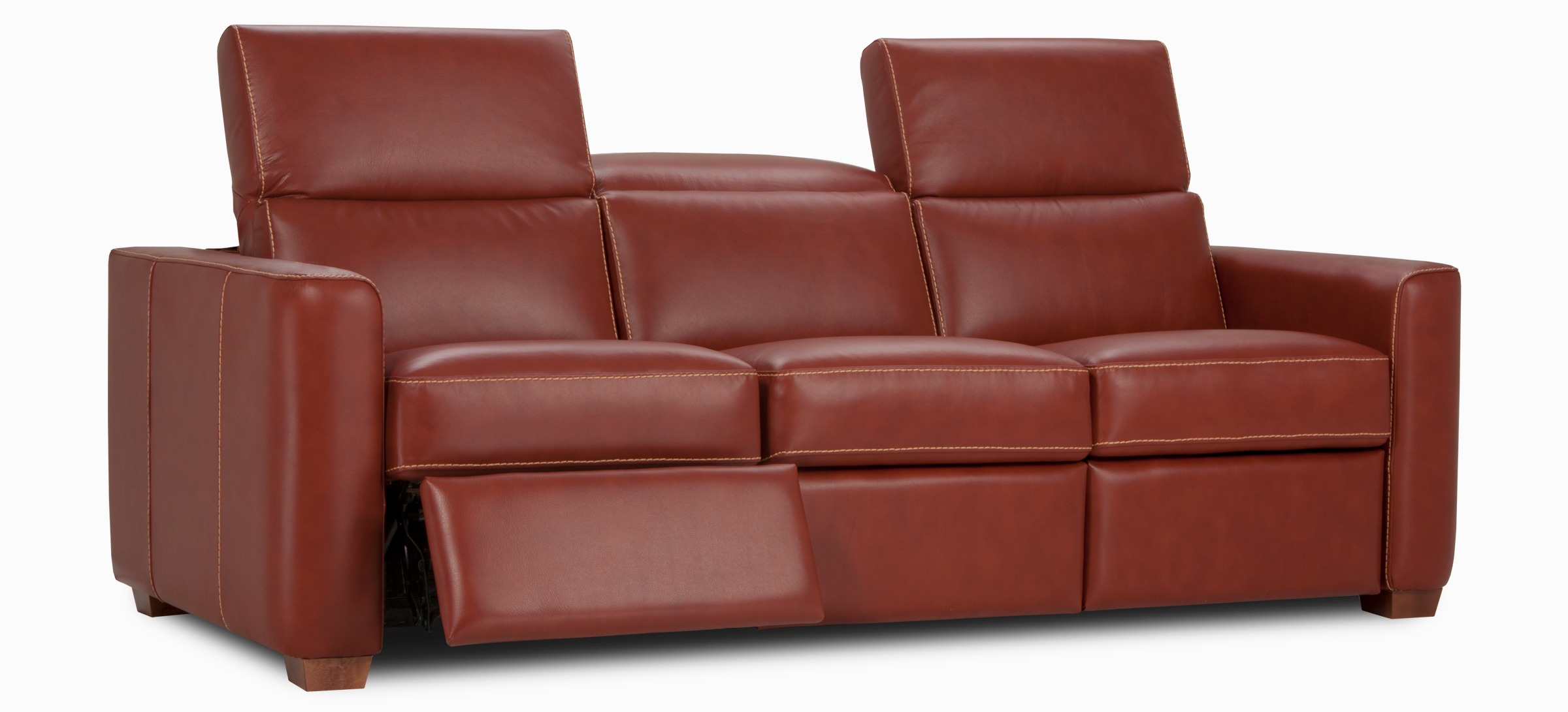 James sofa yukon cognac side open