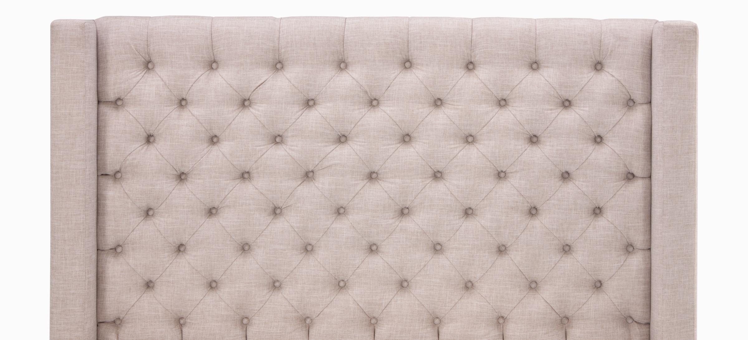 Neige tiffany beige basane headboard